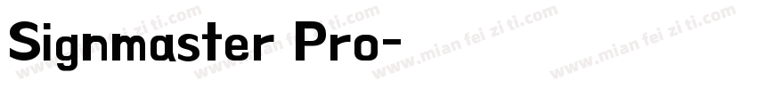 Signmaster Pro字体转换
